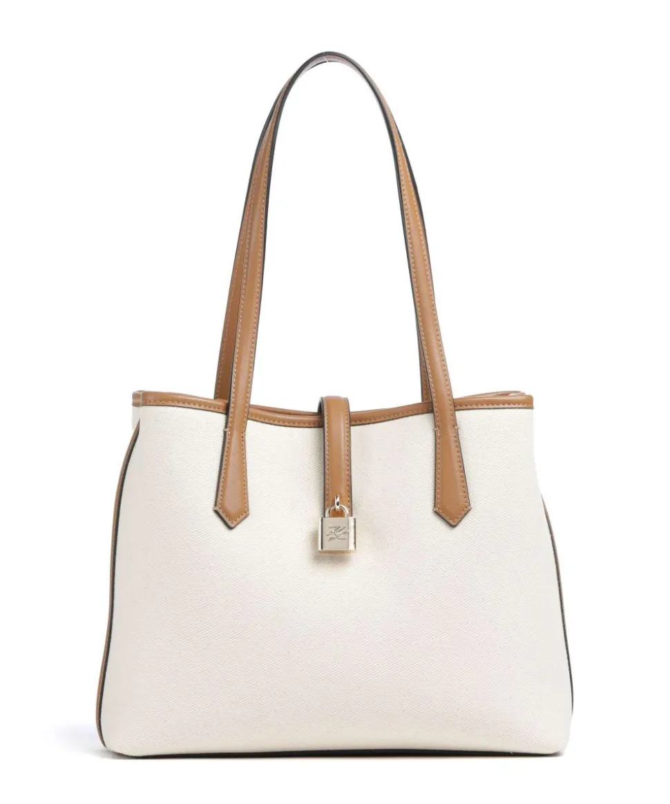 K/Autograph Small Shopper Canvas creme