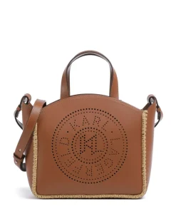 K/Circle Handtasche fein genarbtes Rindsleder braun