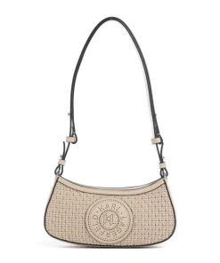 K/Circle Schultertasche fein genarbtes Rindsleder beige
