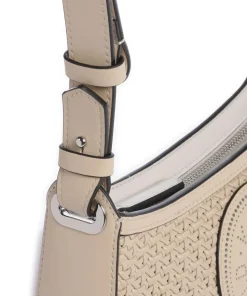 K/Circle Schultertasche fein genarbtes Rindsleder beige