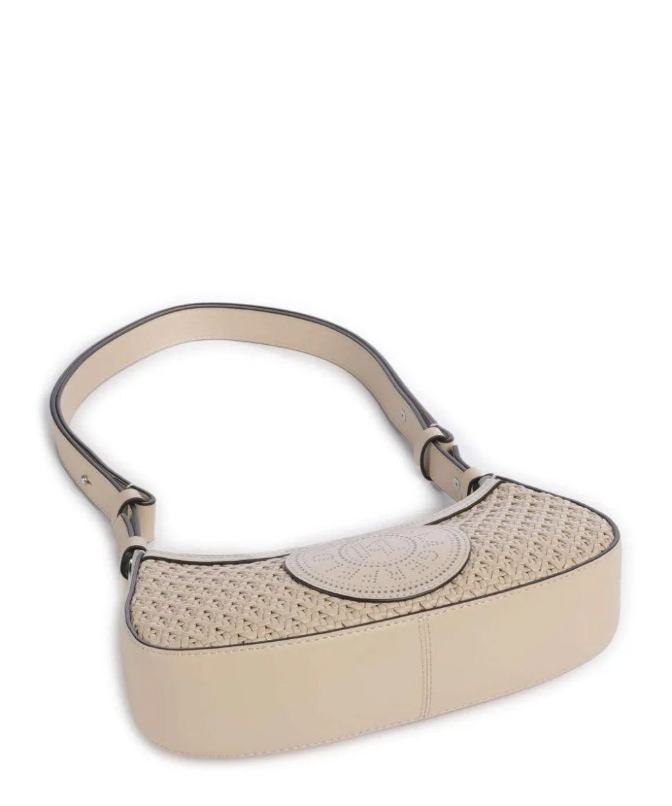 K/Circle Schultertasche fein genarbtes Rindsleder beige