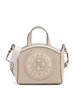 K/Circle Small Handtasche fein genarbtes Rindsleder beige