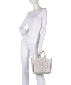 K/Circle Small Handtasche fein genarbtes Rindsleder elfenbein