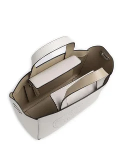 K/Circle Small Handtasche fein genarbtes Rindsleder elfenbein