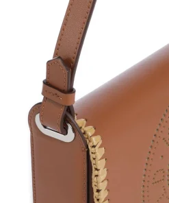 K/Circle Umhängetasche fein genarbtes Rindsleder braun