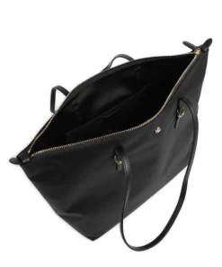 Keaton 31 Shopper recyceltes Leder schwarz