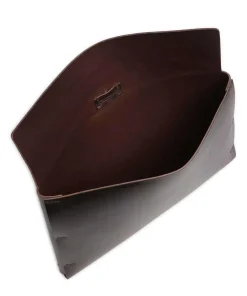 Keeper Laptophülle fein genarbtes Rindsleder dunkelbraun