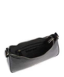 Kelly Schultertasche Lederimitat schwarz