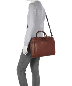 Kenley Charles Aktentasche 15″ Büffelleder cognac