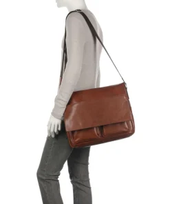 Kenley Jeremy Aktentasche 15″ Büffelleder cognac