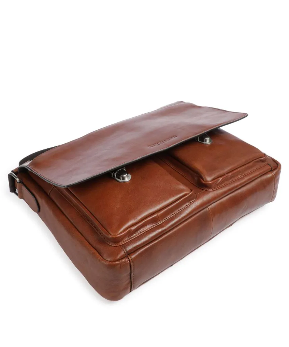 Kenley Jeremy Aktentasche 15″ Büffelleder cognac