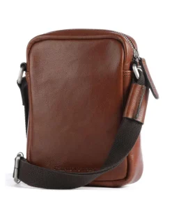 Kenley Marcus Umhängetasche Büffelleder cognac