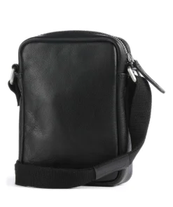 Kenley Marcus Umhängetasche Büffelleder schwarz