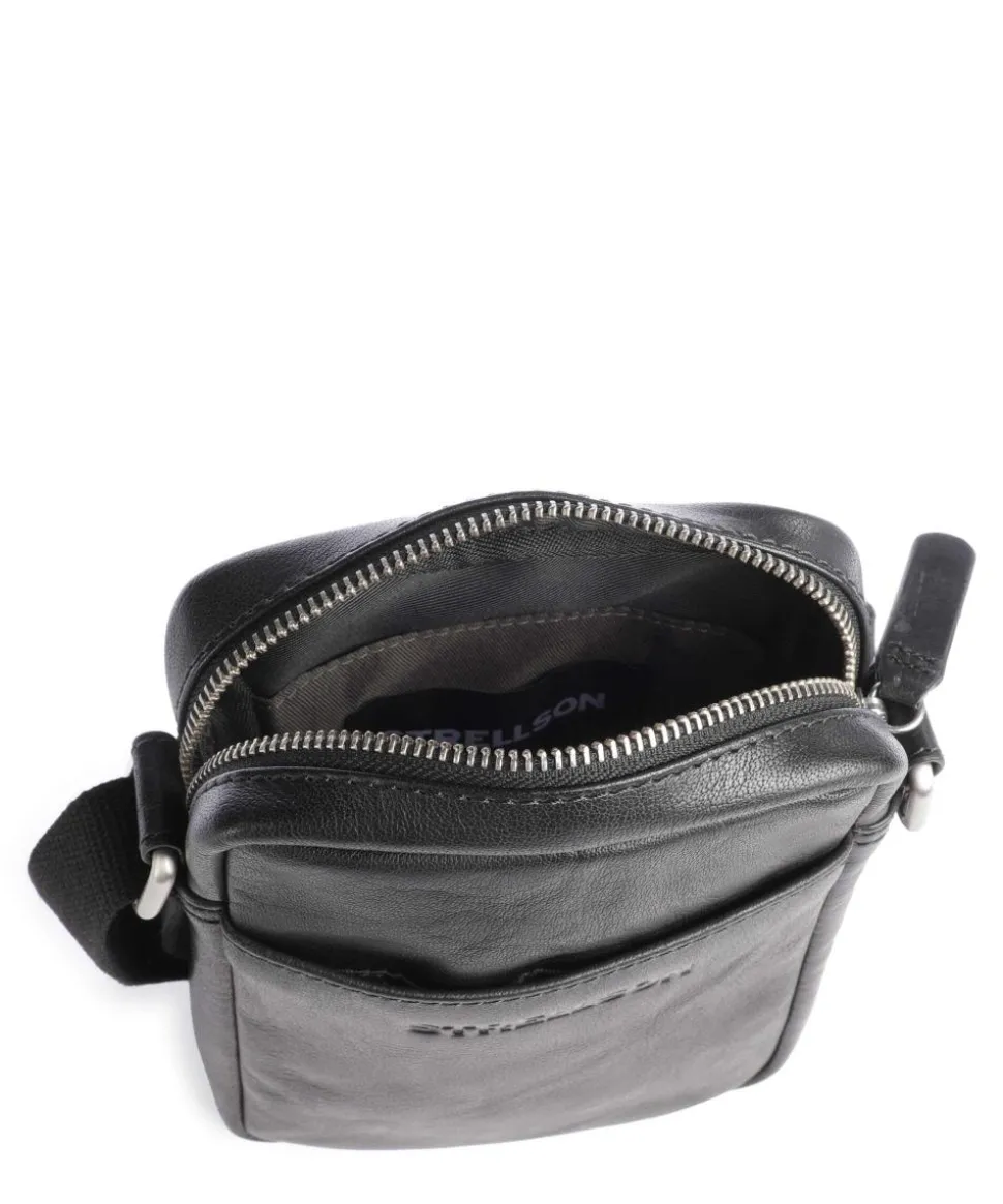 Kenley Marcus Umhängetasche Büffelleder schwarz