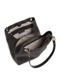 Kensington Large Beuteltasche genarbtes Rindsleder dunkelbraun