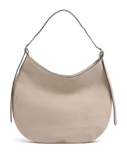 Kensington Place Beuteltasche genarbtes Rindsleder, aufgerautes Rindsleder beige