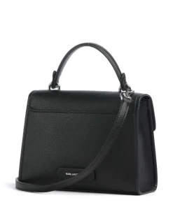 K/Ikon Handtasche Lederimitat schwarz