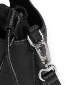 K/Ikon Small Handtasche Lederimitat schwarz