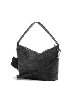 K/Ikonik Mono Beuteltasche Lederimitat schwarz