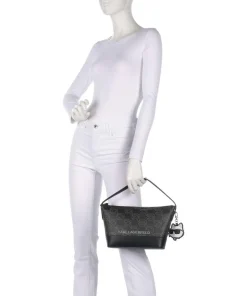 K/Ikonik Mono Beuteltasche Lederimitat schwarz