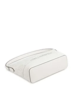 K/Ikonik Mono Beuteltasche Lederimitat creme