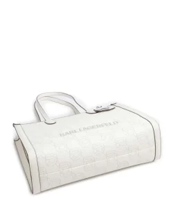 K/Ikonik Mono Shopper Lederimitat creme