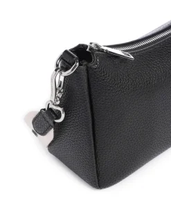 K/Ikonik Schultertasche Lederimitat schwarz