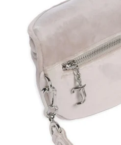 Kimberly Gürteltasche Samtgewebe elfenbein