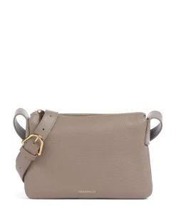 Kirsten Umhängetasche genarbtes Rindsleder taupe