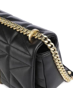 K/Kuilt Small Schultertasche Schafsleder schwarz