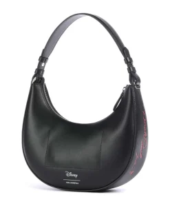 KL x Disney Schultertasche fein genarbtes Rindsleder schwarz