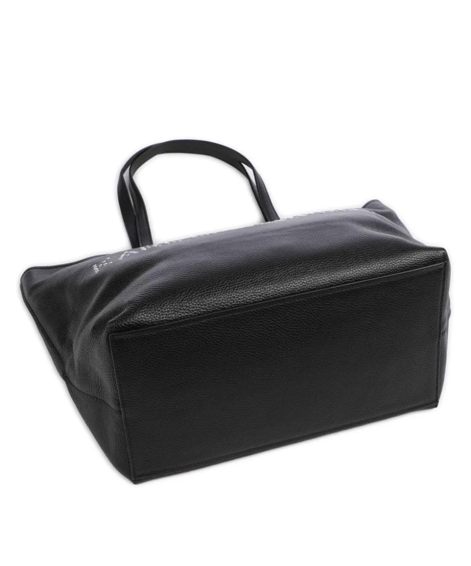 K/March Medium Shopper genarbtes Rindsleder schwarz