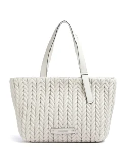 K/Pillow Shopper Lederimitat elfenbein