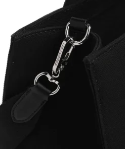 K/Rue St Guillaume Medium Handtasche Canvas schwarz