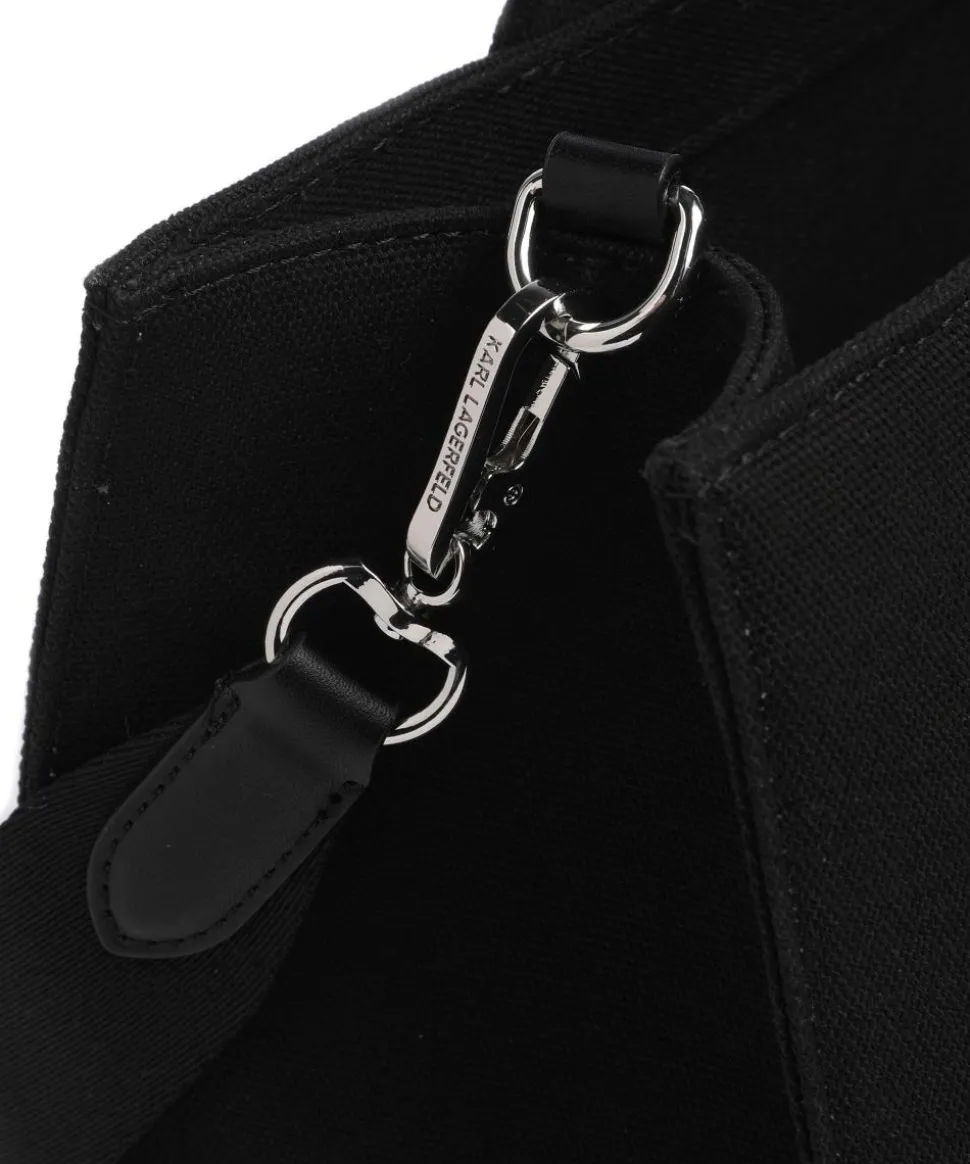 K/Rue St Guillaume Medium Handtasche Canvas schwarz