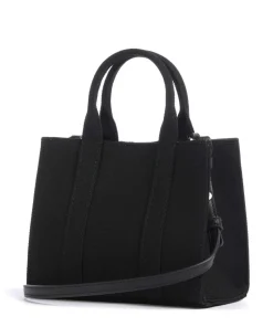 K/Rue St Guillaume Mini Umhängetasche Canvas schwarz