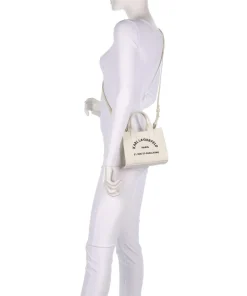 K/Rue St Guillaume Mini Umhängetasche Canvas creme