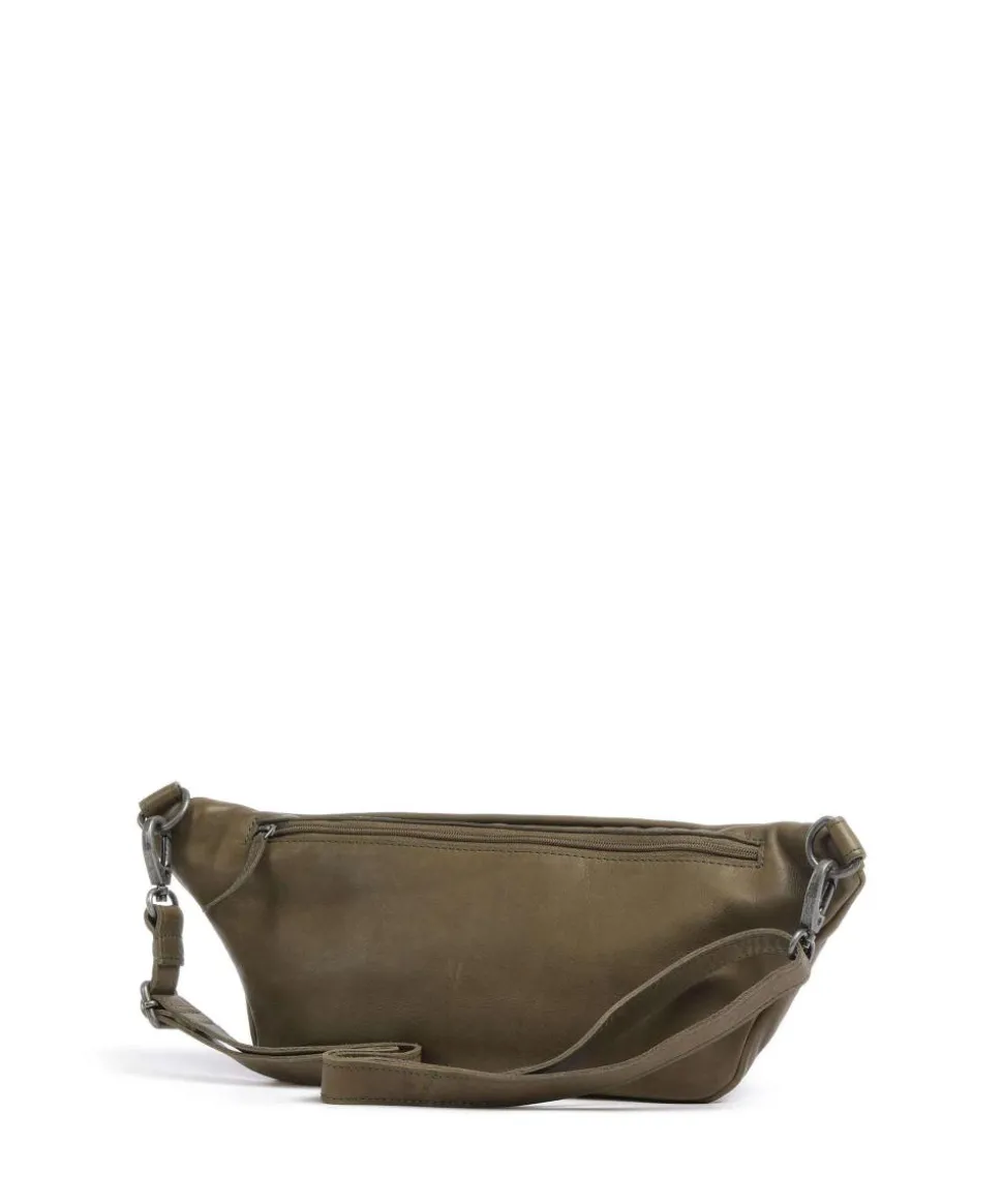 Kruger Gürteltasche weiches Rindsleder olivgrün