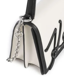 K/Signature 2.0 Handtasche fein genarbtes Rindsleder weiß