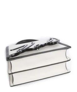 K/Signature 2.0 Handtasche fein genarbtes Rindsleder weiß