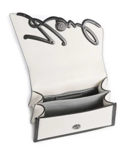 K/Signature 2.0 Handtasche fein genarbtes Rindsleder weiß