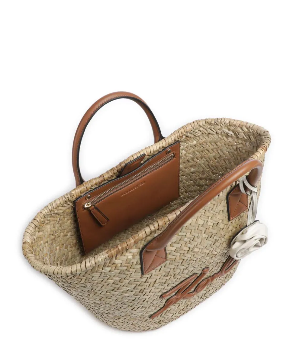 K/Signature Medium Handtasche Bast natur