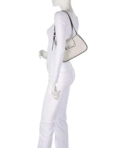 K/Signature Schultertasche fein genarbtes Rindsleder elfenbein