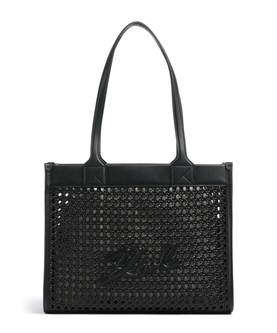 K/Skuare Shopper Lederimitat schwarz