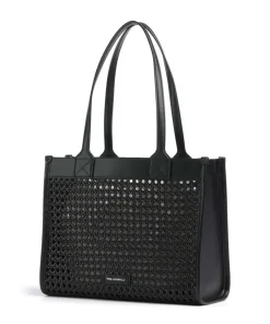 K/Skuare Shopper Lederimitat schwarz