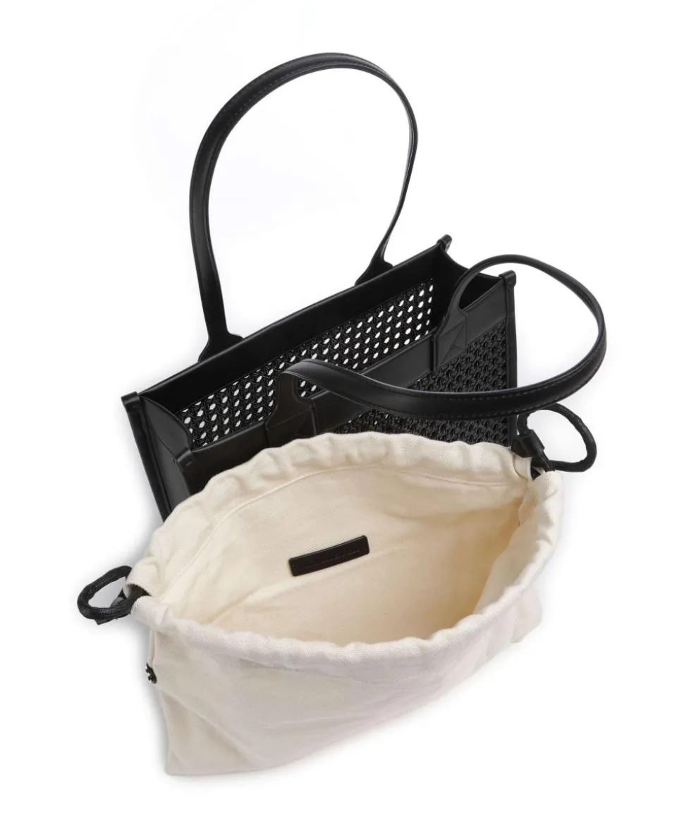 K/Skuare Shopper Lederimitat schwarz