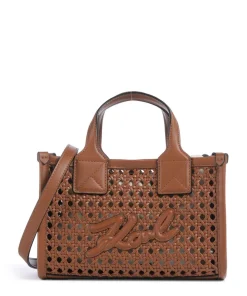 K/Skuare Small Handtasche Lederimitat braun