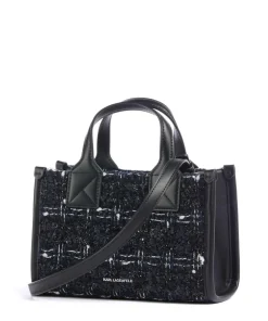 K/Skuare Small Handtasche Textil schwarz