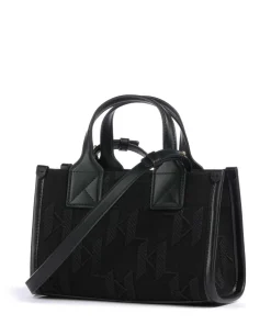 K/Skuare Small Umhängetasche Baumwolle, Lederimitat schwarz