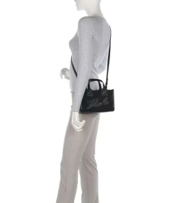 K/Skuare Small Umhängetasche Baumwolle, Lederimitat schwarz